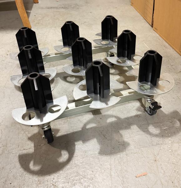 Rolenlagersystem (Metall) aus unserer Ausstellung - Neuwertig!